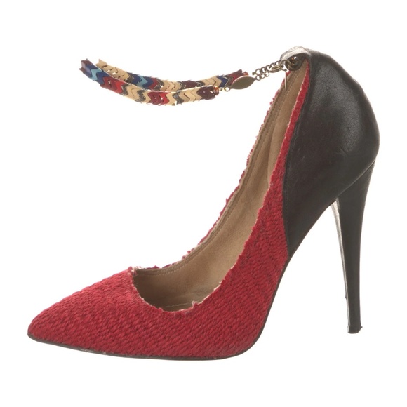 Isabel Marant Tweed Animal Print Pumps - size 38 (US 8) - Picture 4 of 4